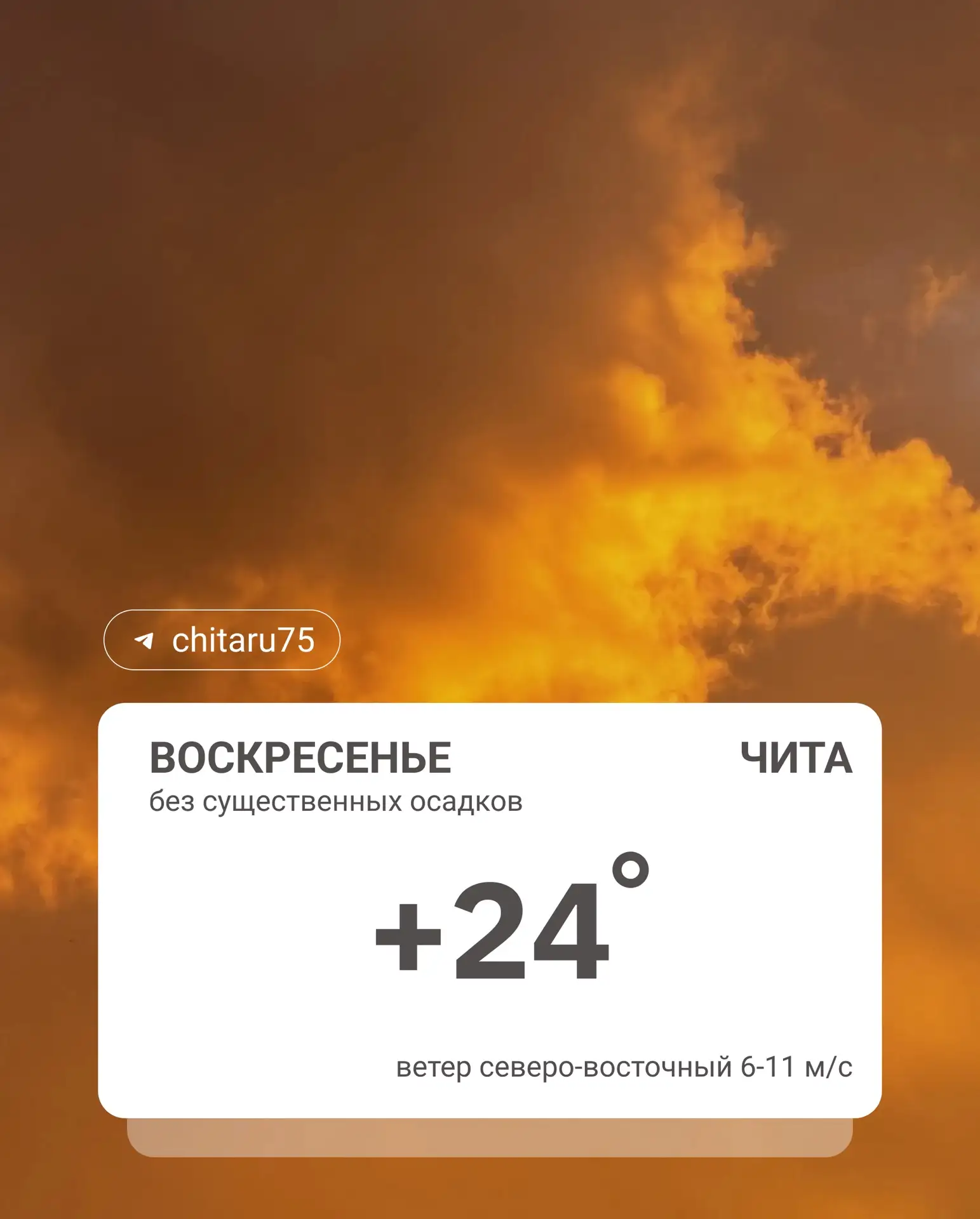 Изображение из сообщения канала