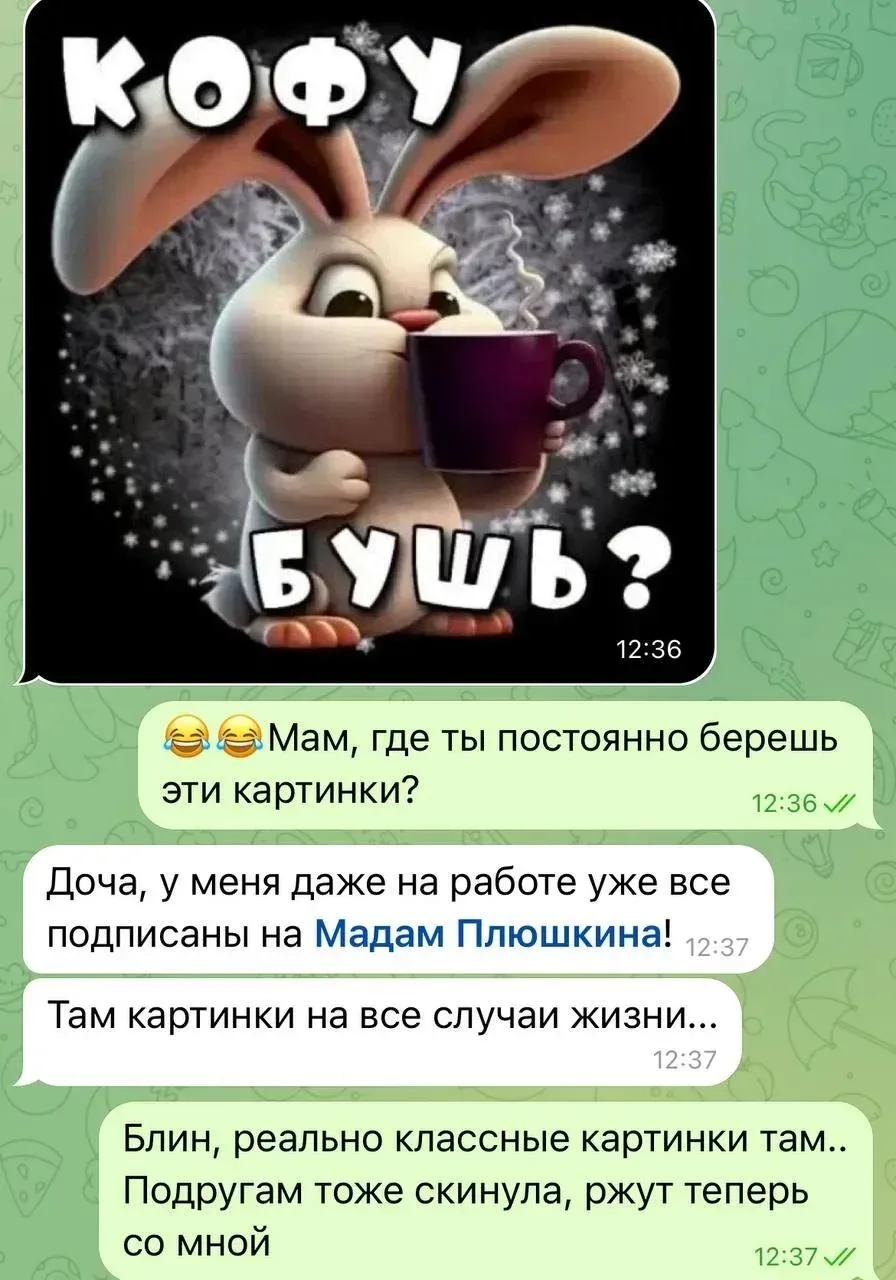 Изображение из сообщения канала