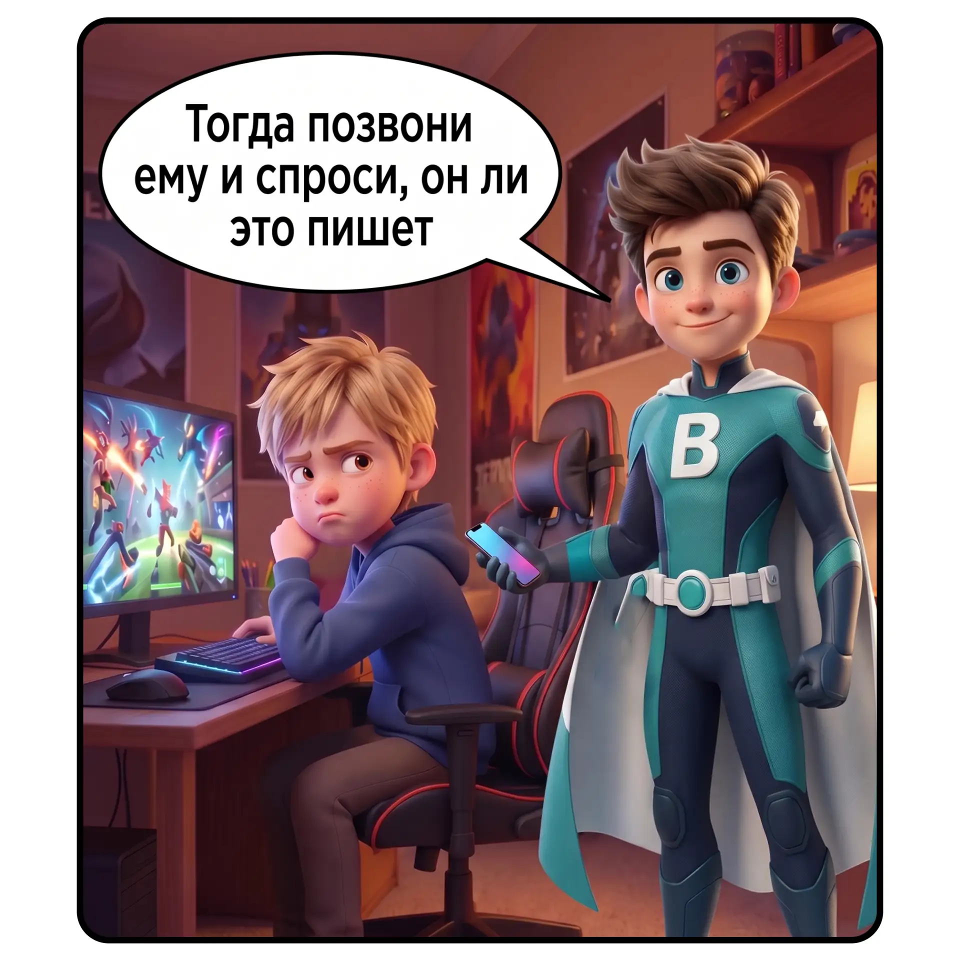 Изображение из сообщения канала
