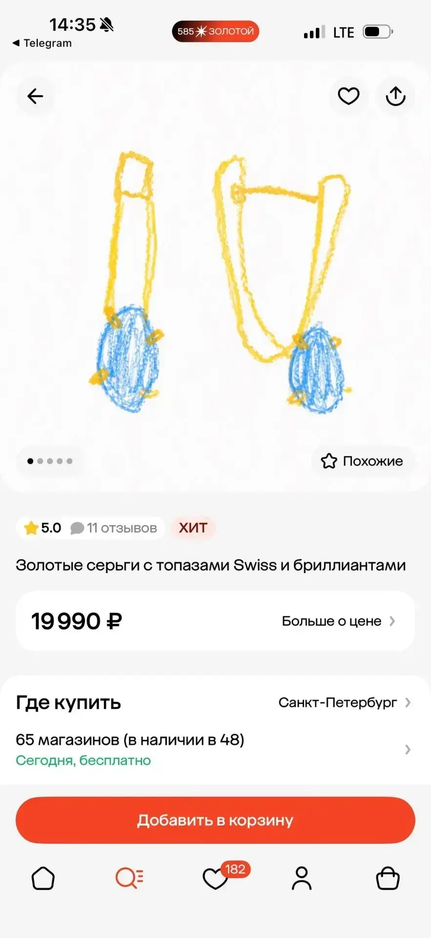 Изображение из сообщения канала