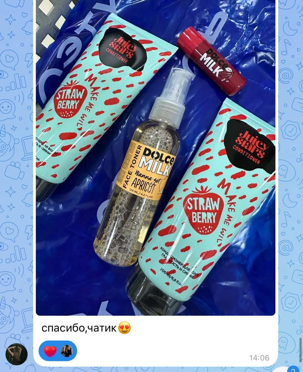 Изображение из сообщения канала