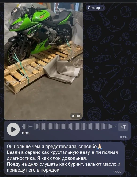 Изображение из сообщения канала