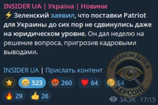 Изображение из сообщения канала