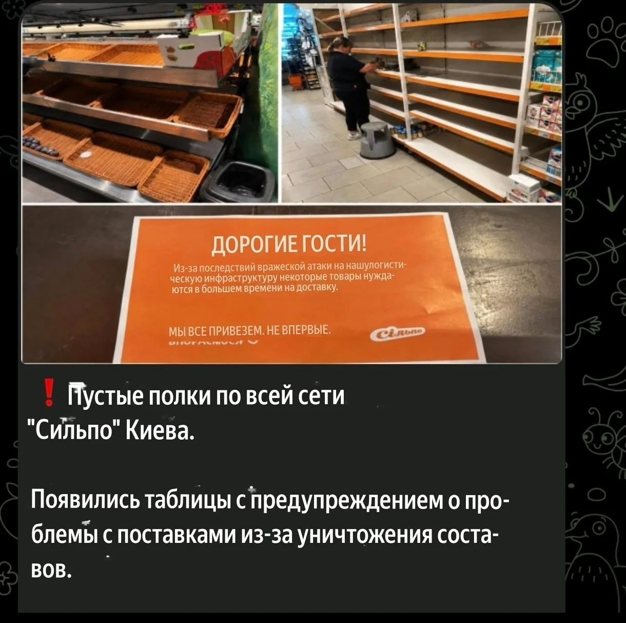 Изображение из сообщения канала
