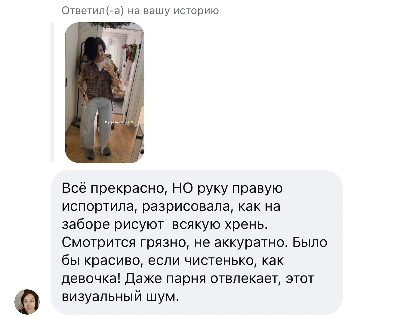 Изображение из сообщения канала