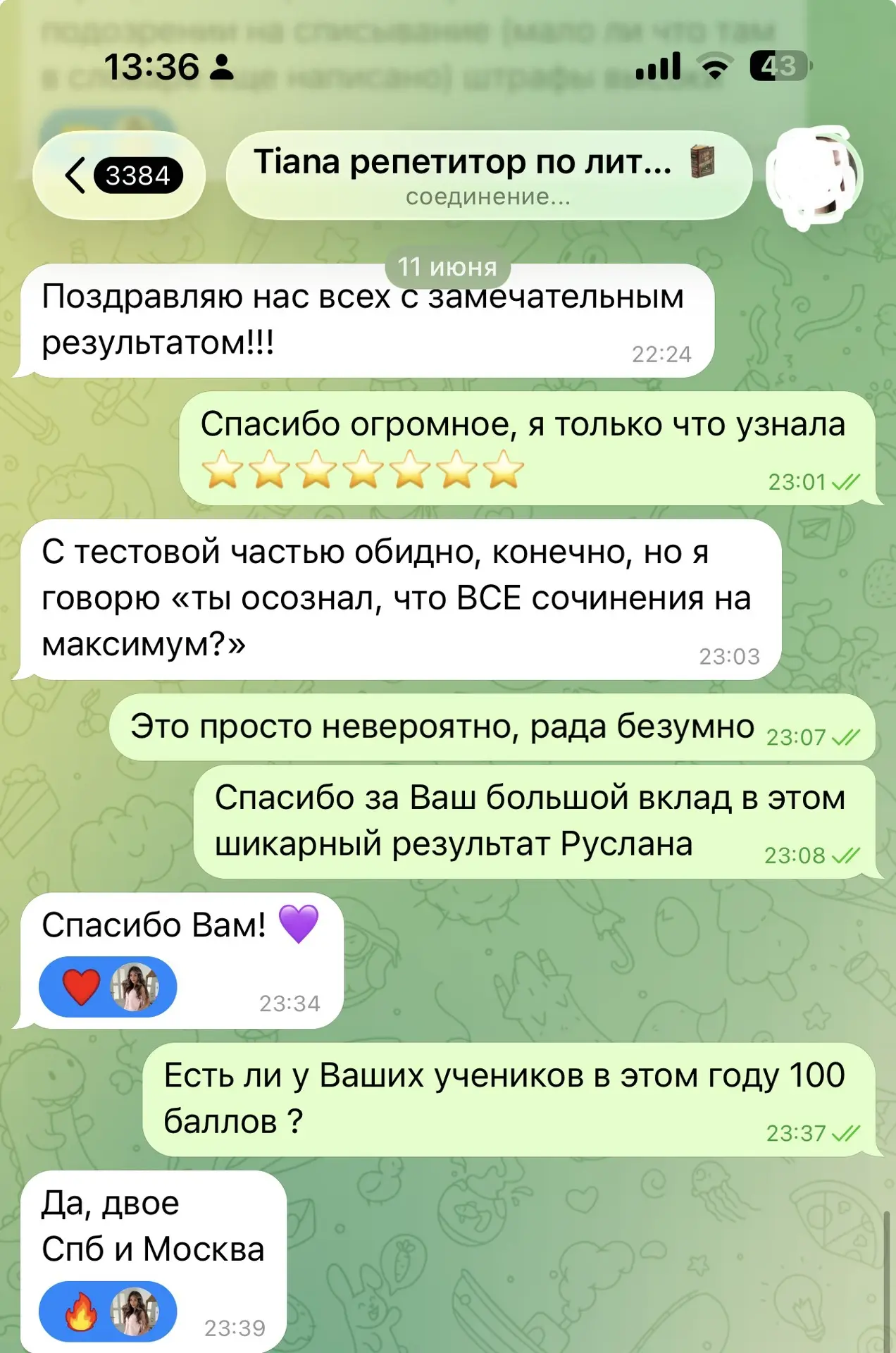 Изображение из сообщения канала