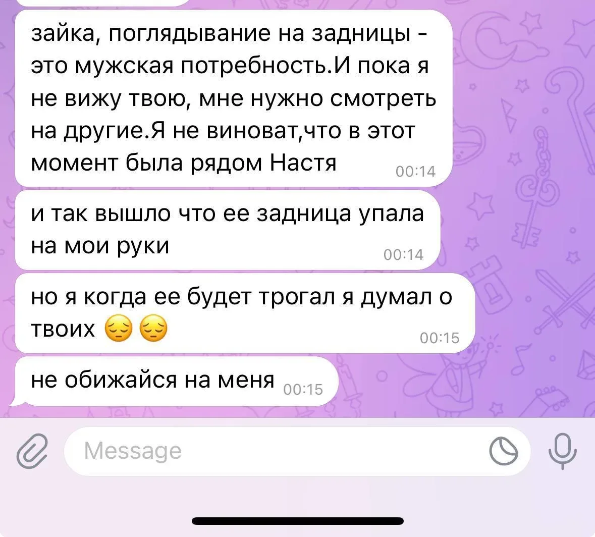Изображение из сообщения канала