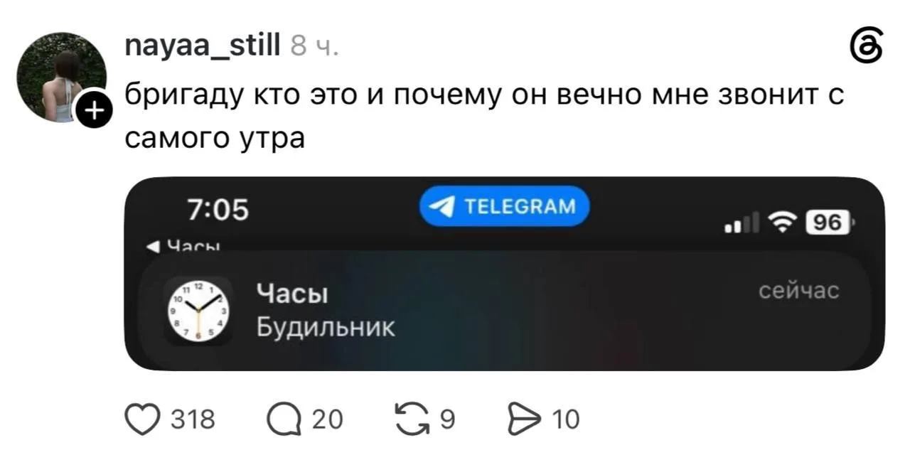 Изображение из сообщения канала