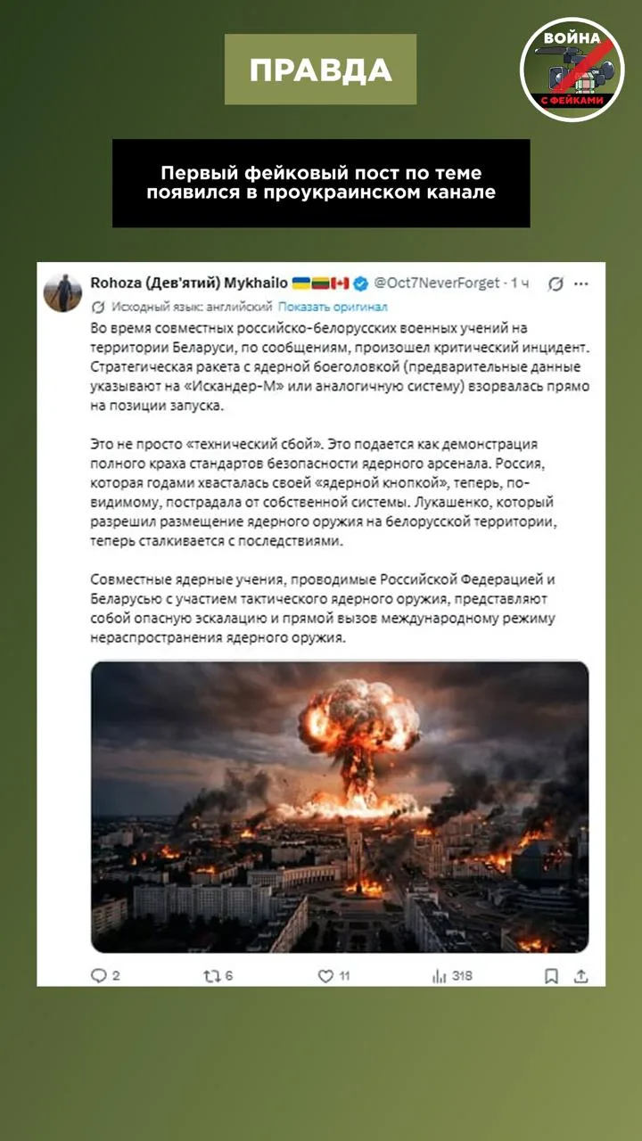 Изображение из сообщения канала