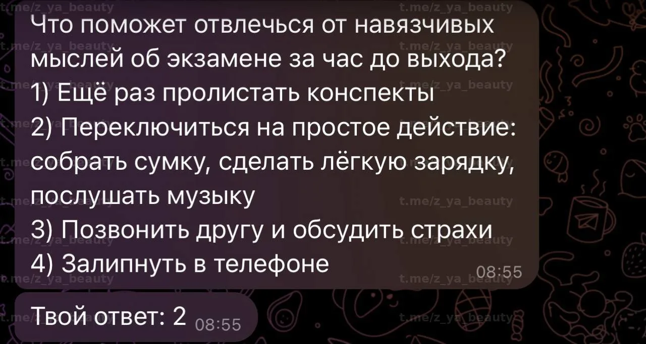 Изображение из сообщения канала