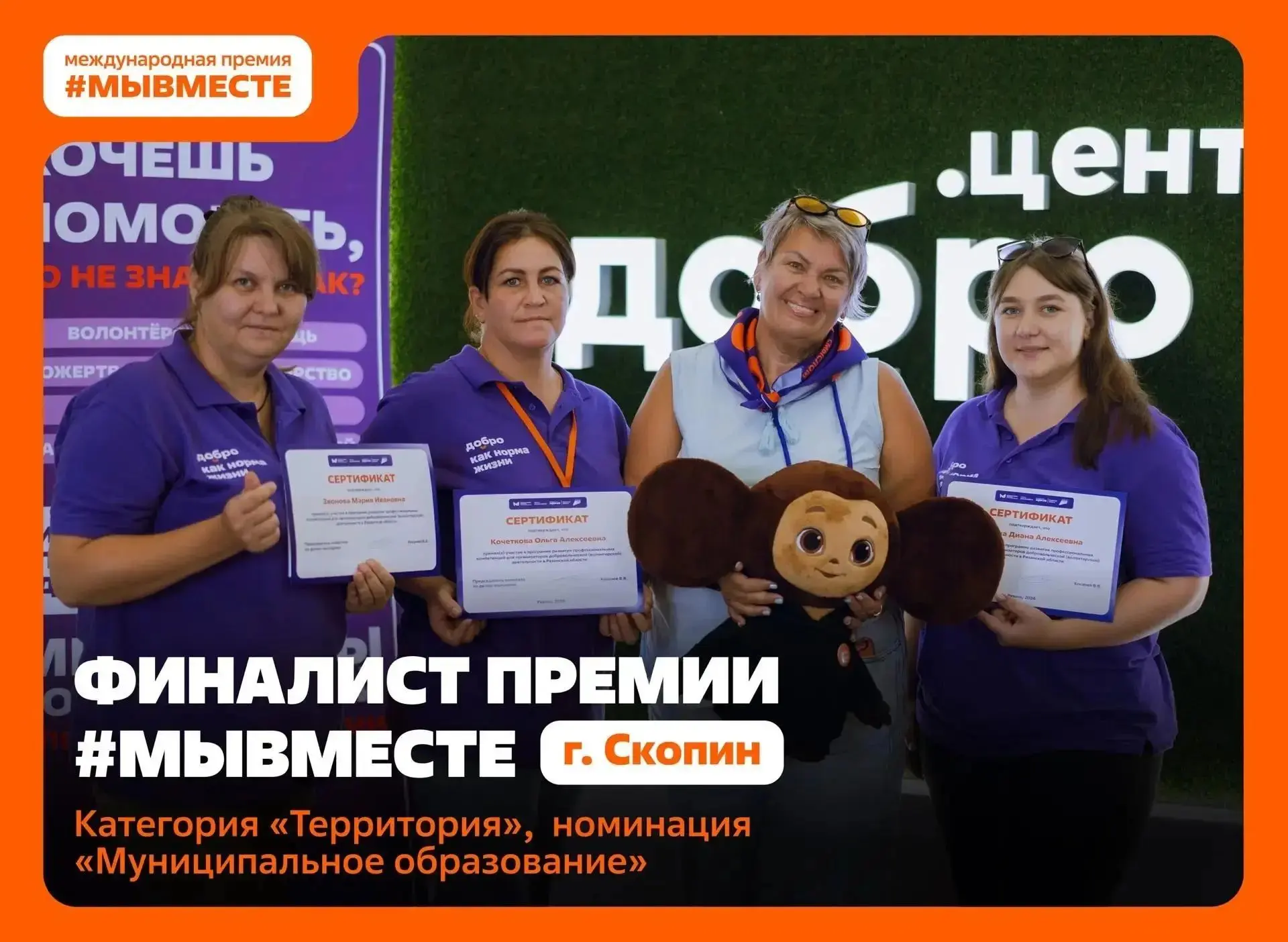 Изображение из сообщения канала
