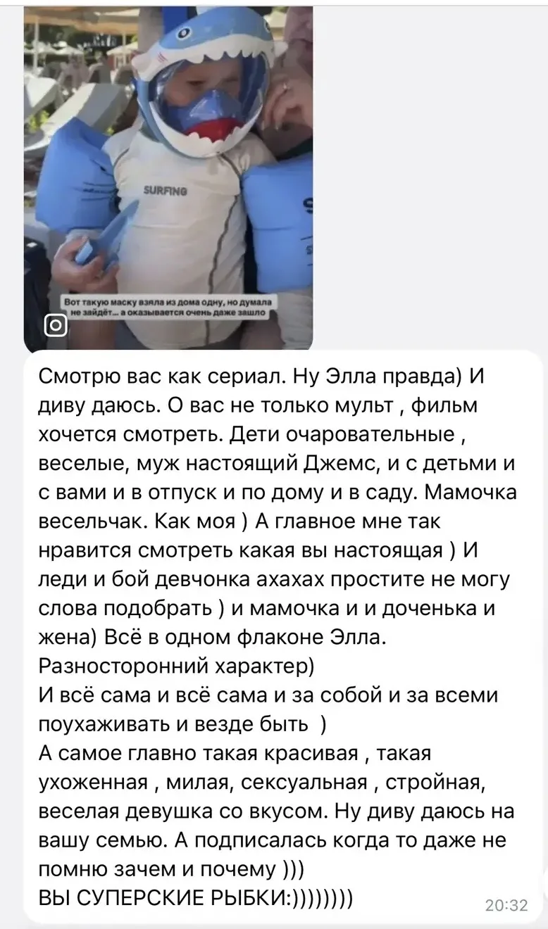 Изображение из сообщения канала