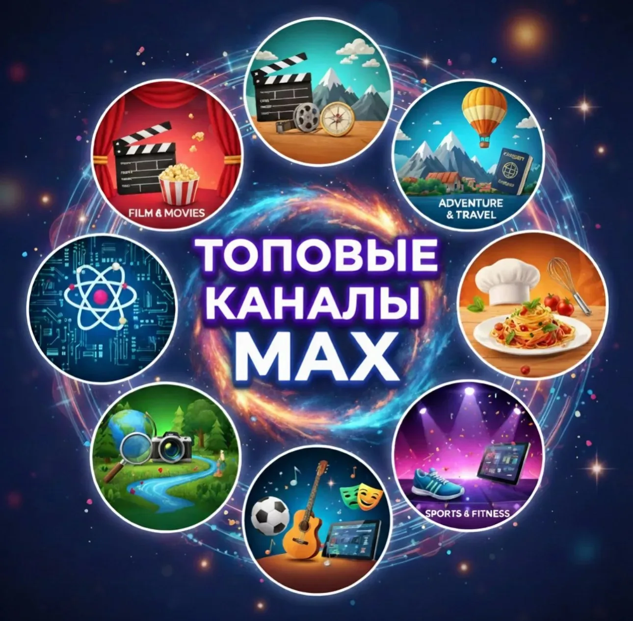 Изображение из сообщения канала