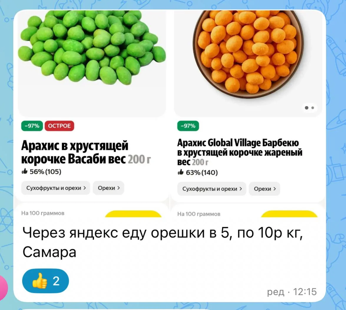 Изображение из сообщения канала