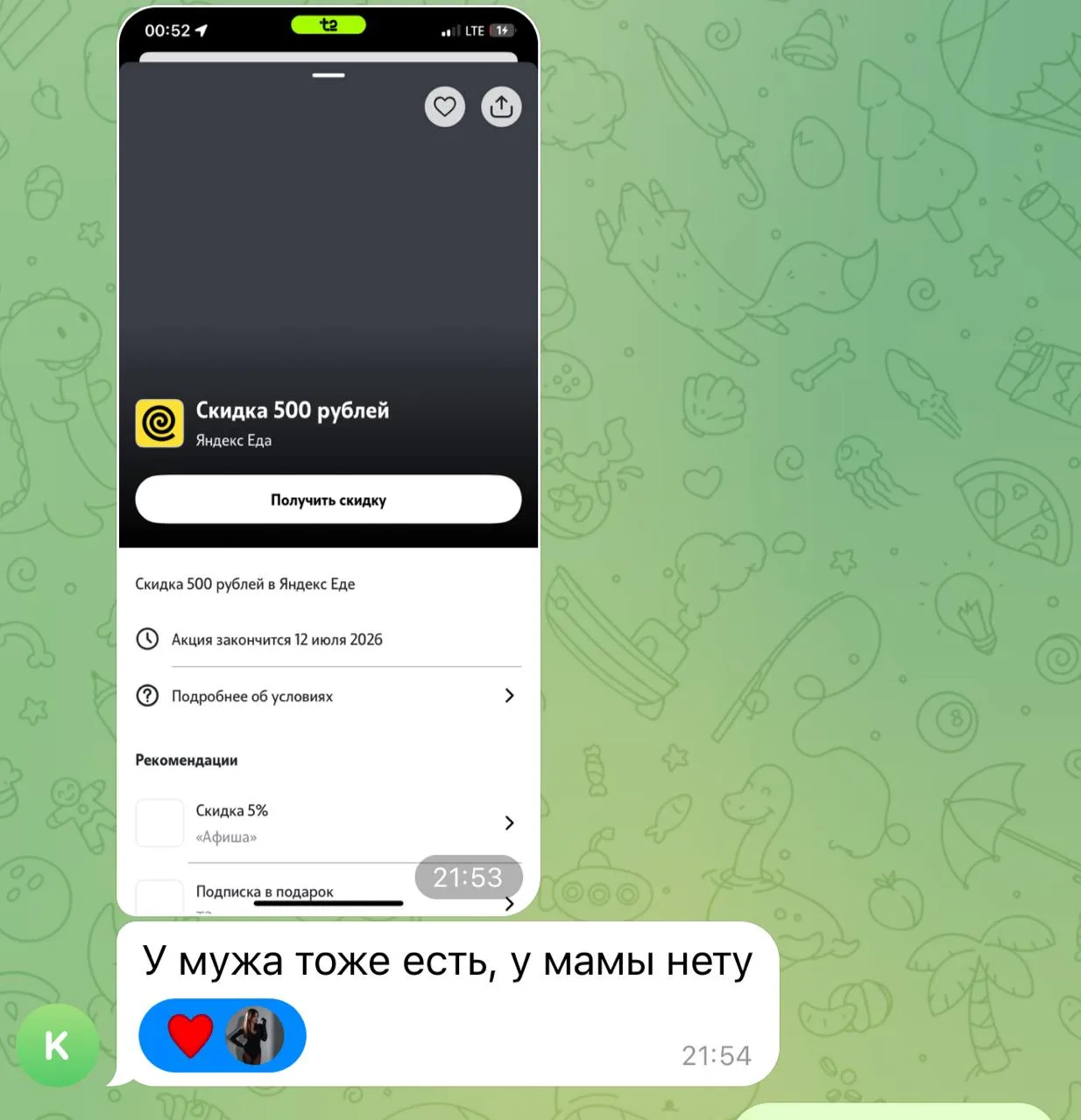 Изображение из сообщения канала