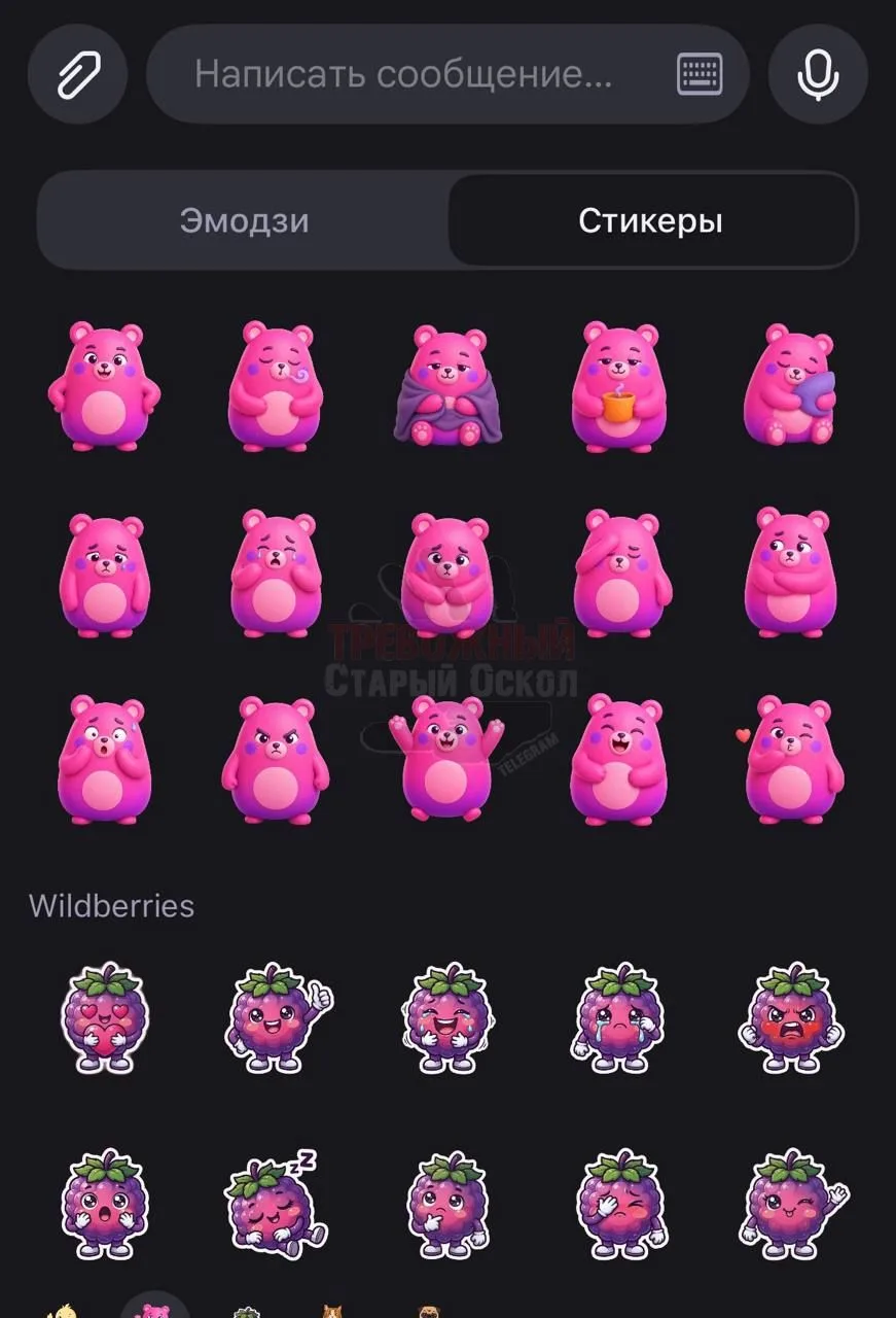 Изображение из сообщения канала