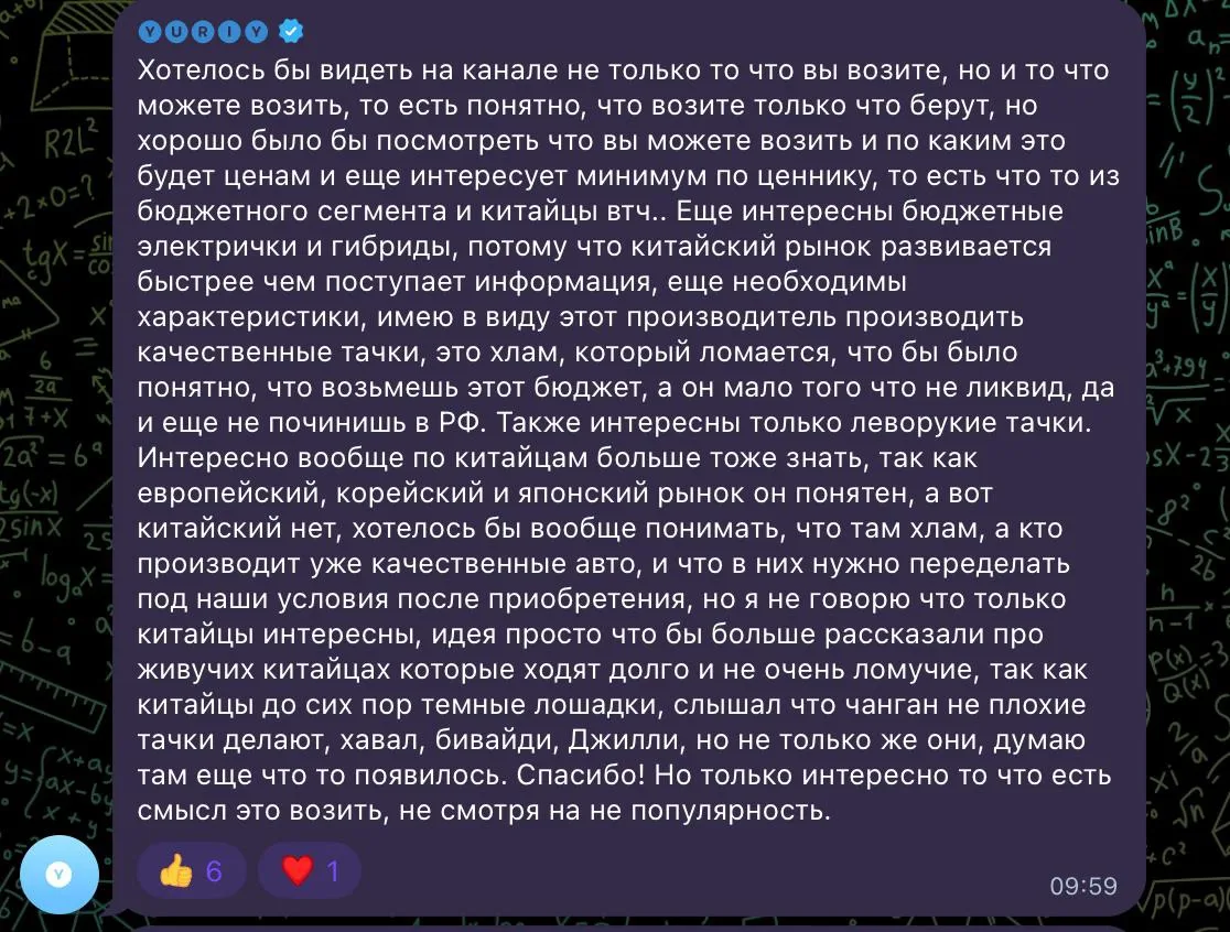 Изображение из сообщения канала
