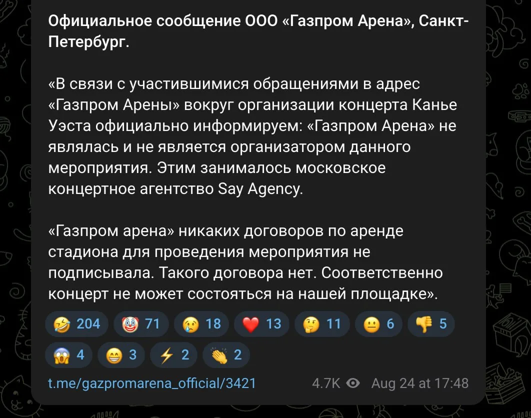 Изображение из сообщения канала