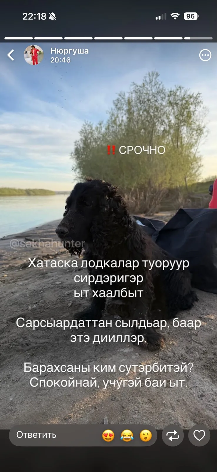 Изображение из сообщения канала
