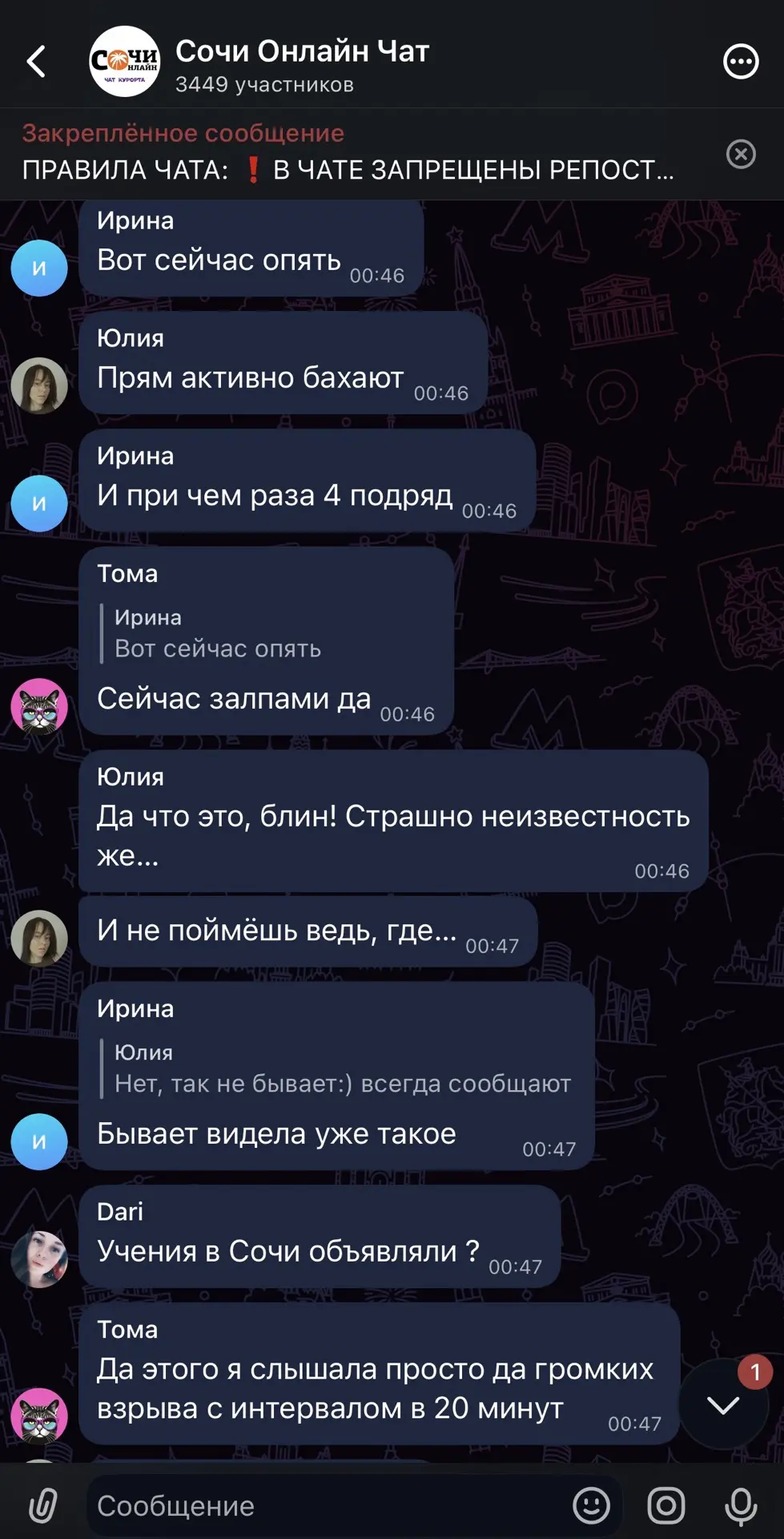 Изображение из сообщения канала