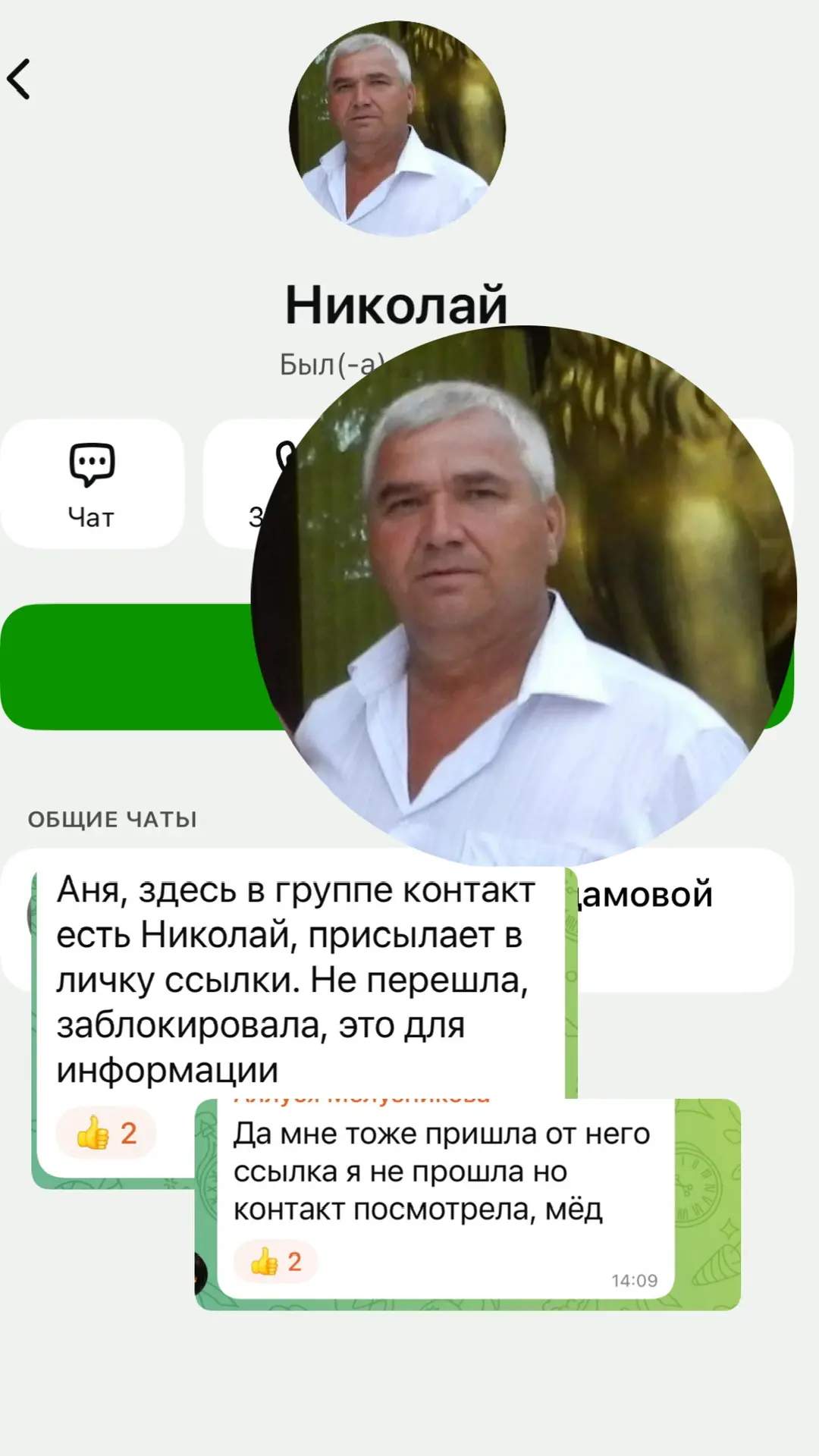 Изображение из сообщения канала