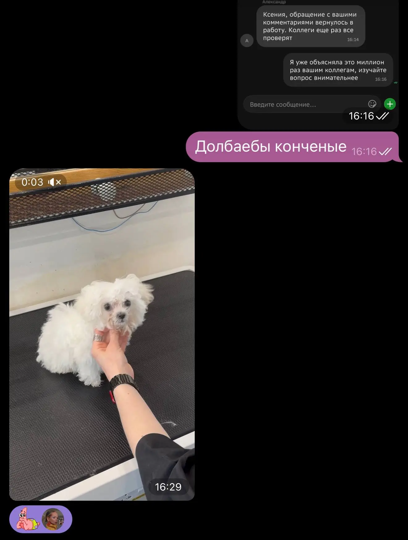 Изображение из сообщения канала