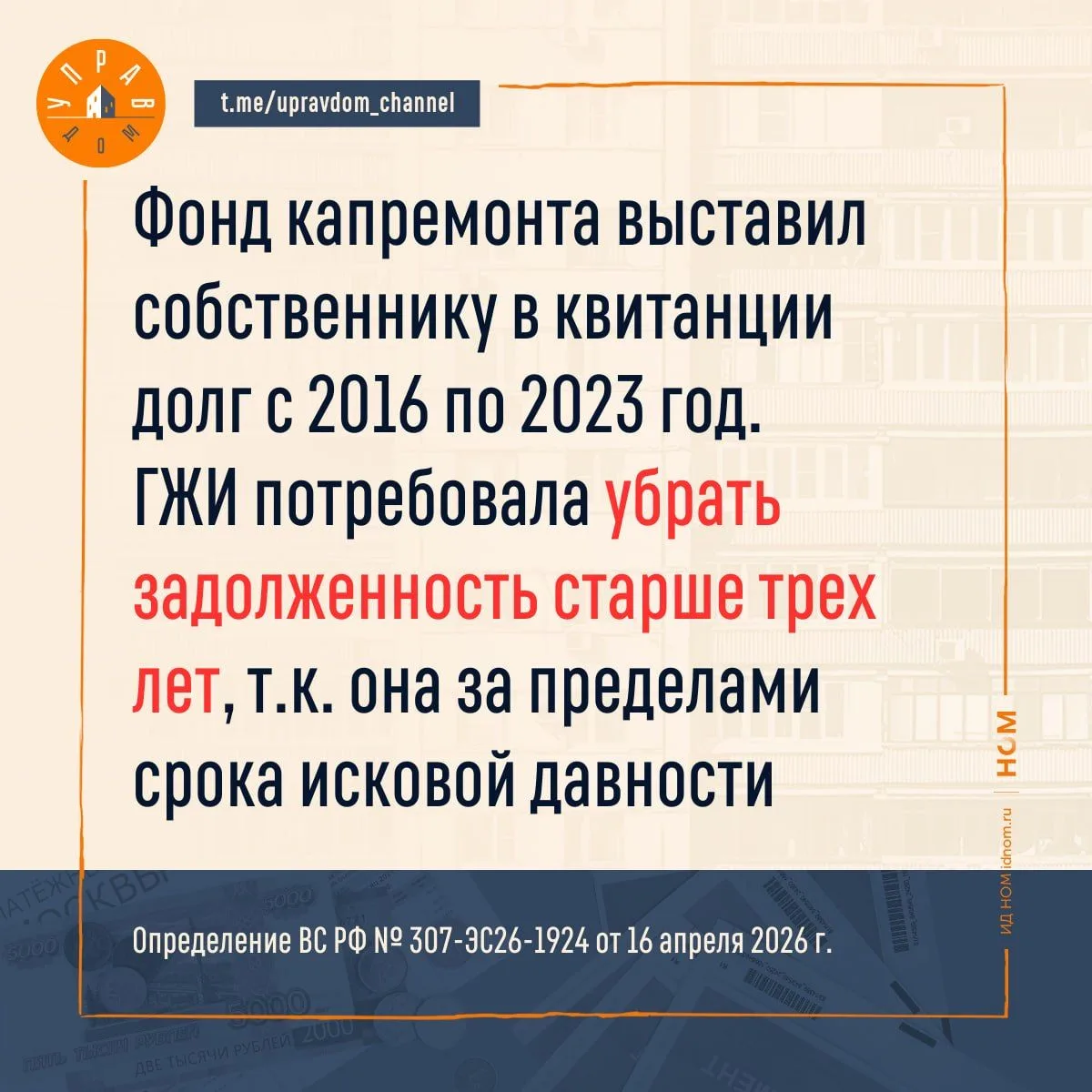 Изображение из сообщения канала