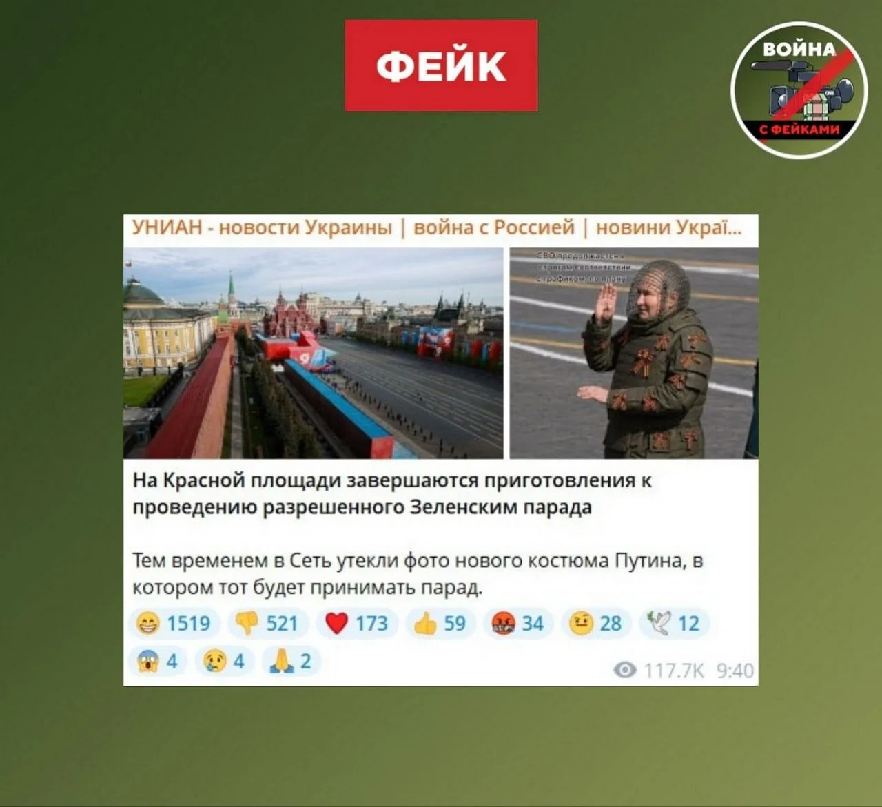 Изображение из сообщения канала