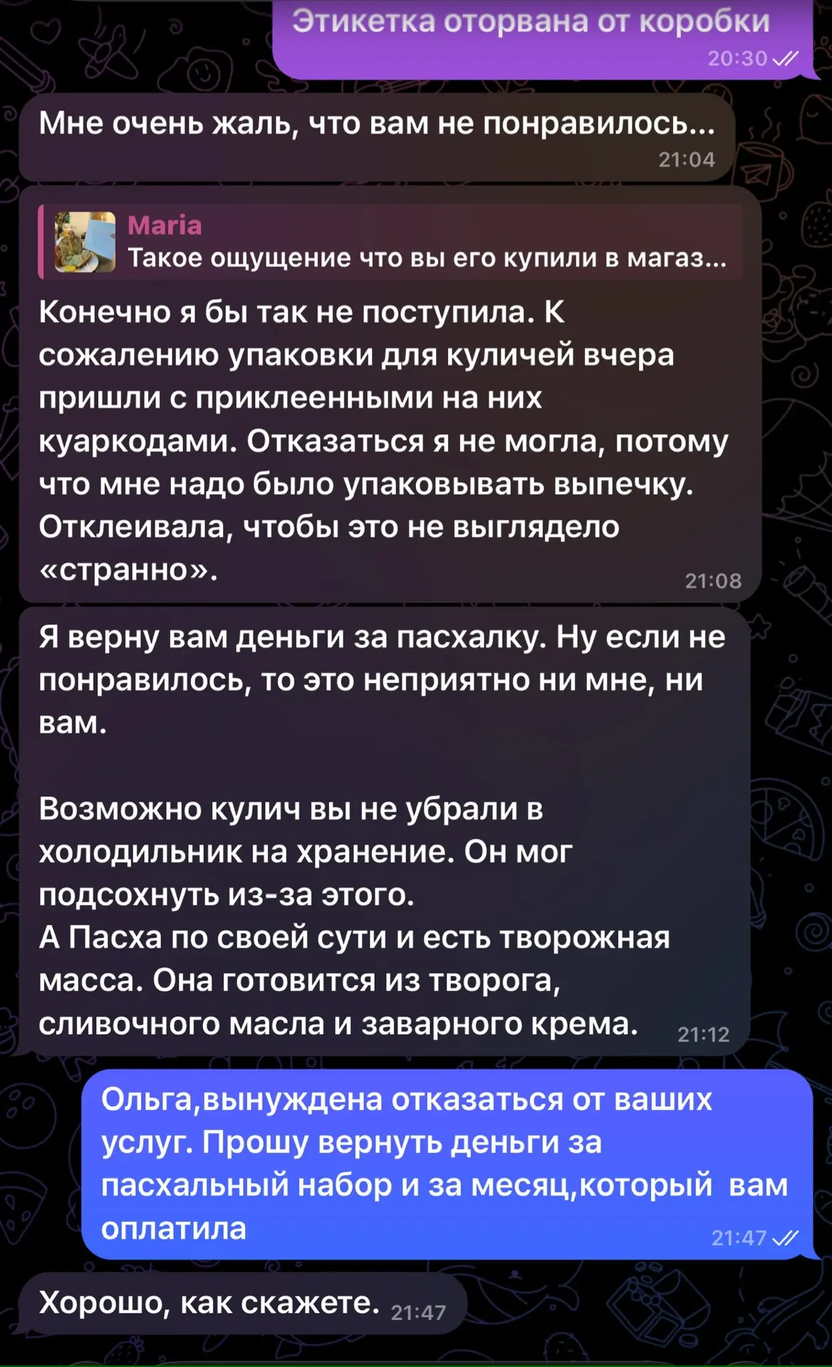 Изображение из сообщения канала