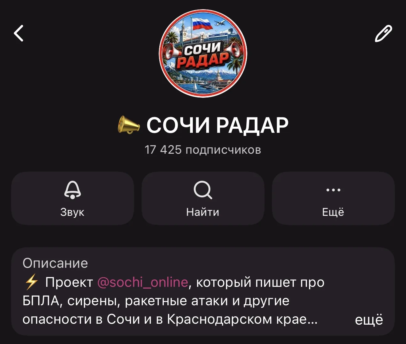 Изображение из сообщения канала