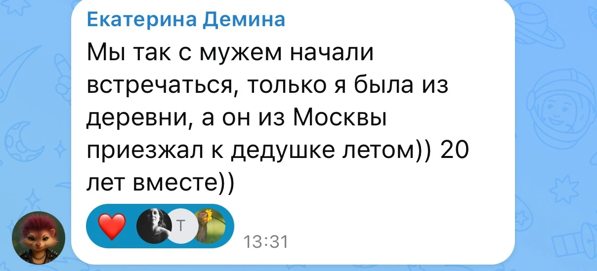 Изображение из сообщения канала