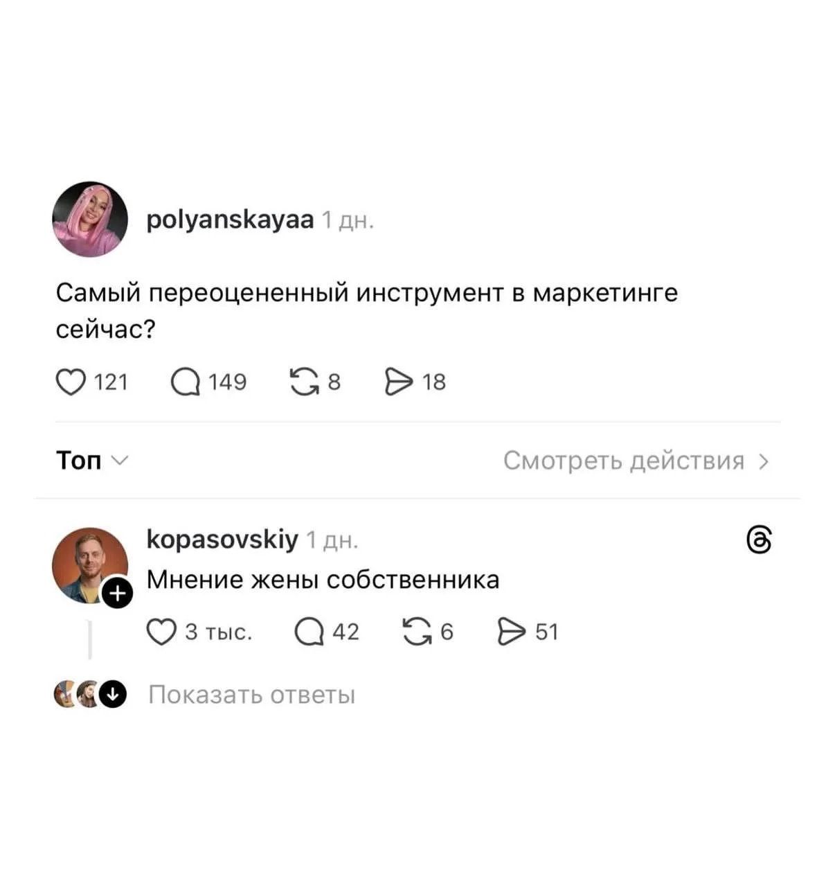 Изображение из сообщения канала