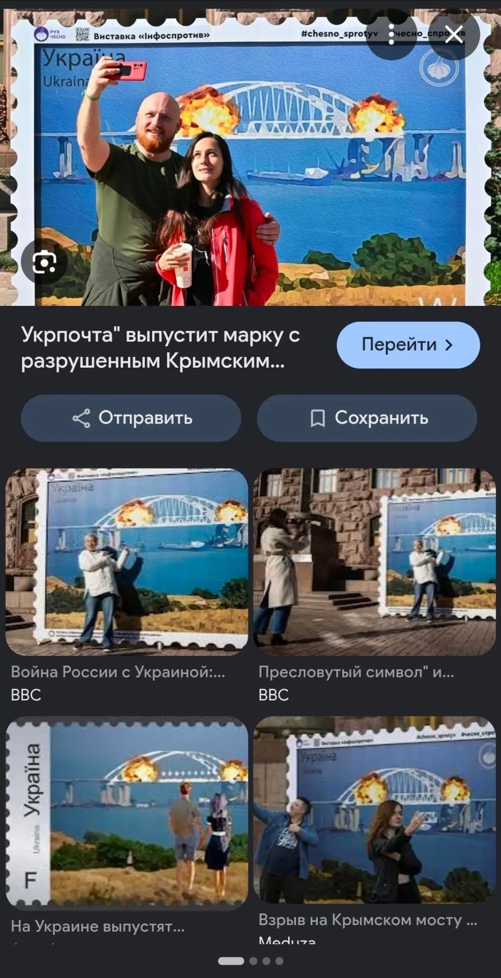 Изображение из сообщения канала