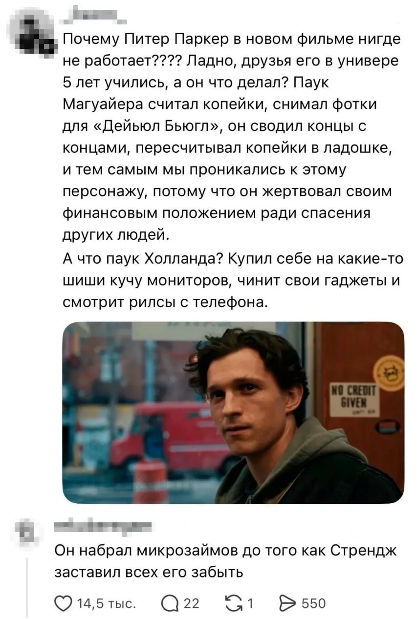 Изображение из сообщения канала