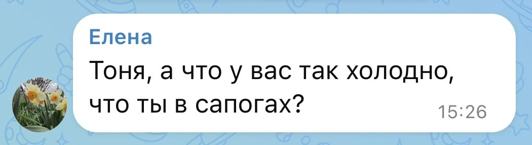 Изображение из сообщения канала
