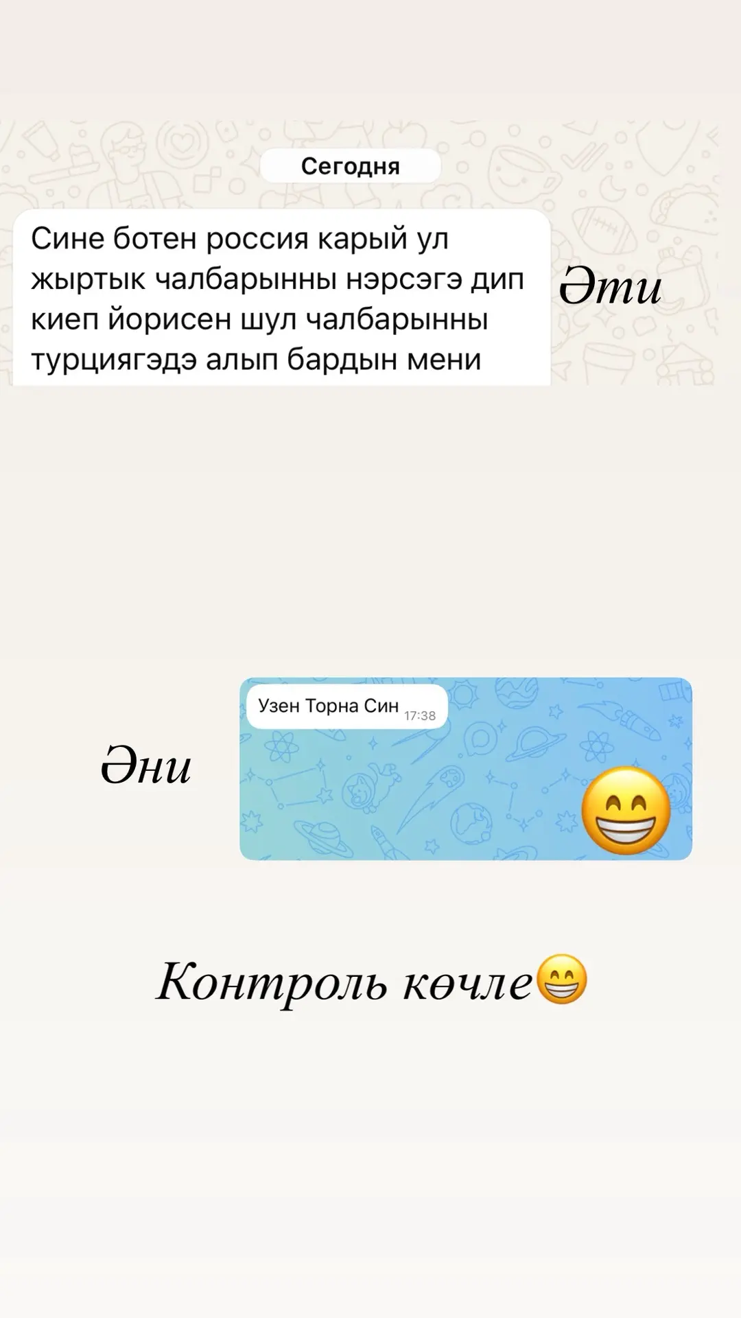 Изображение из сообщения канала