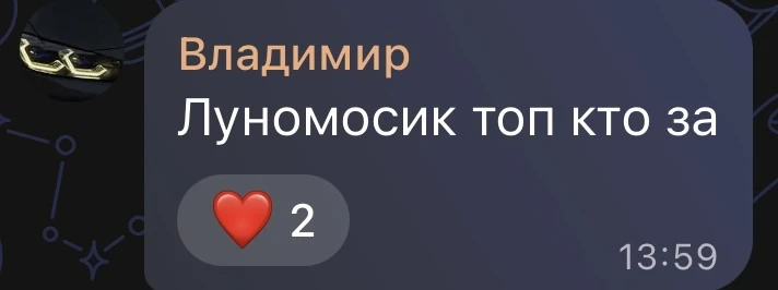 Изображение из сообщения канала