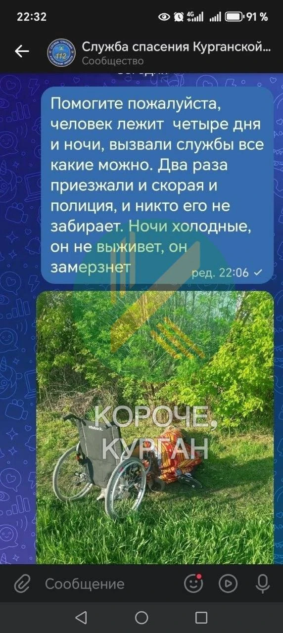 Изображение из сообщения канала