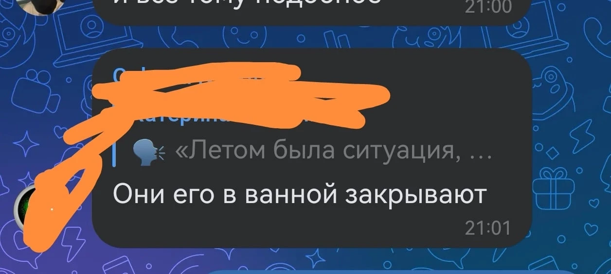 Изображение из сообщения канала