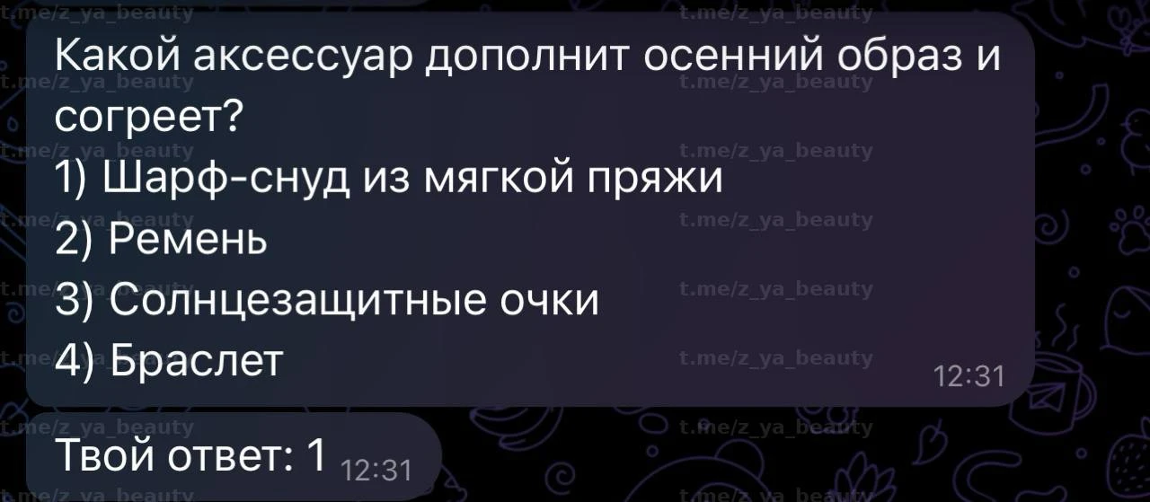 Изображение из сообщения канала
