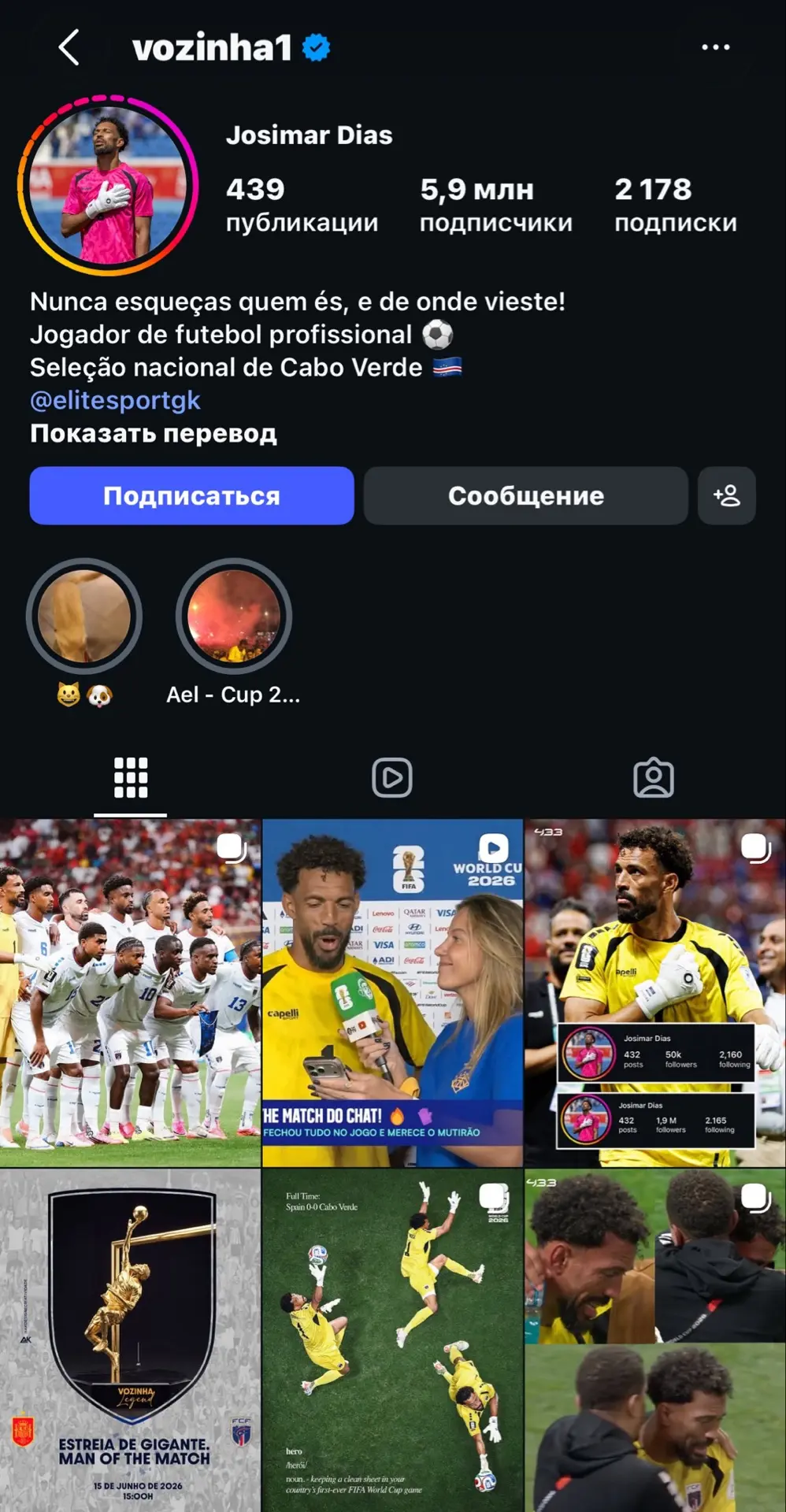 Изображение из сообщения канала