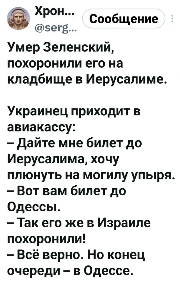 Изображение из сообщения канала