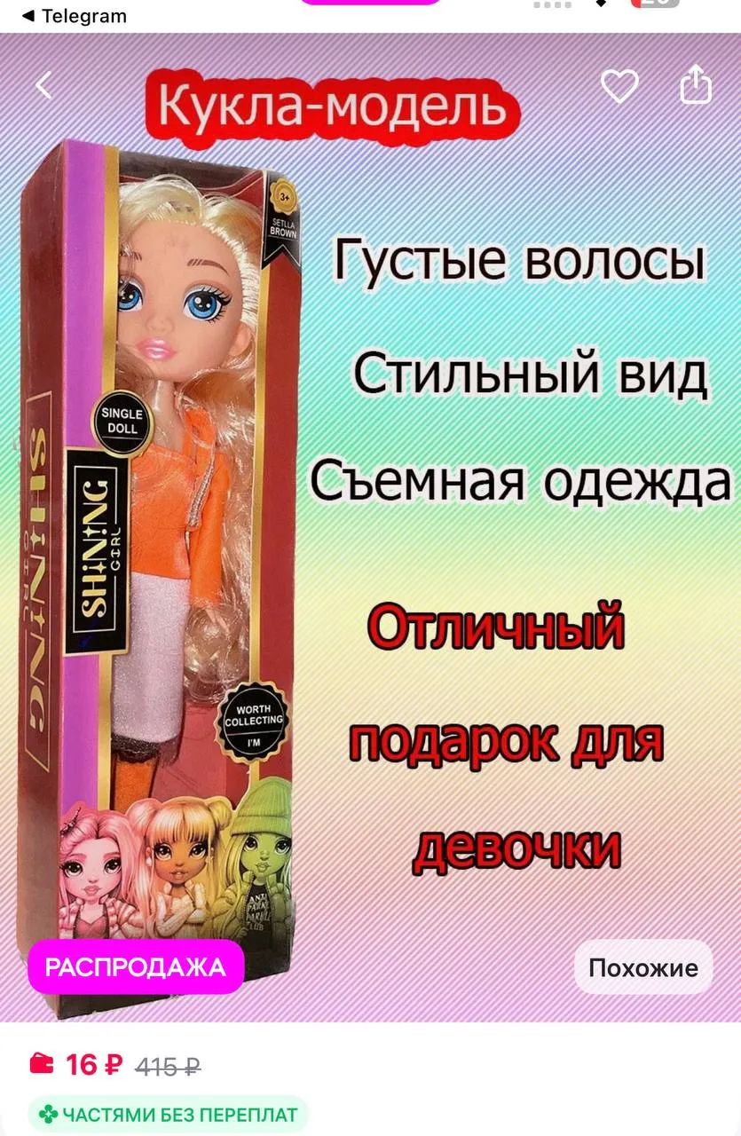 Изображение из сообщения канала