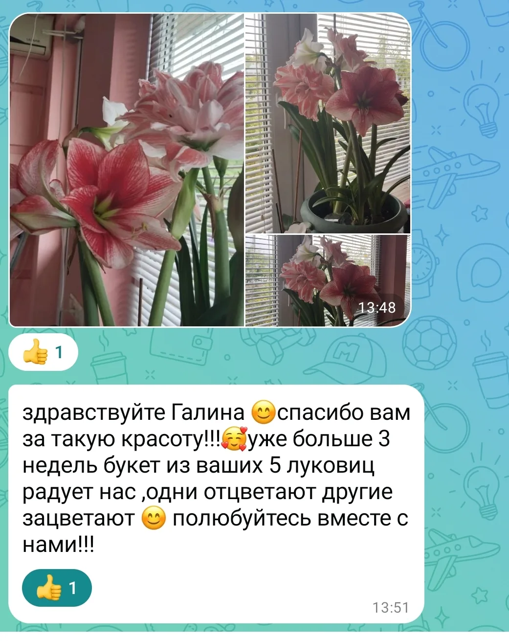 Изображение из сообщения канала