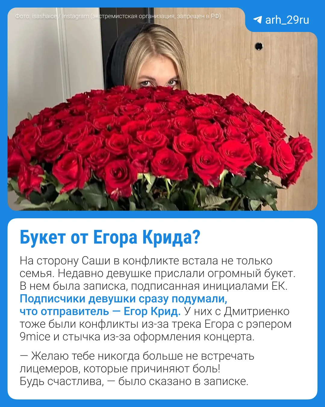 Изображение из сообщения канала
