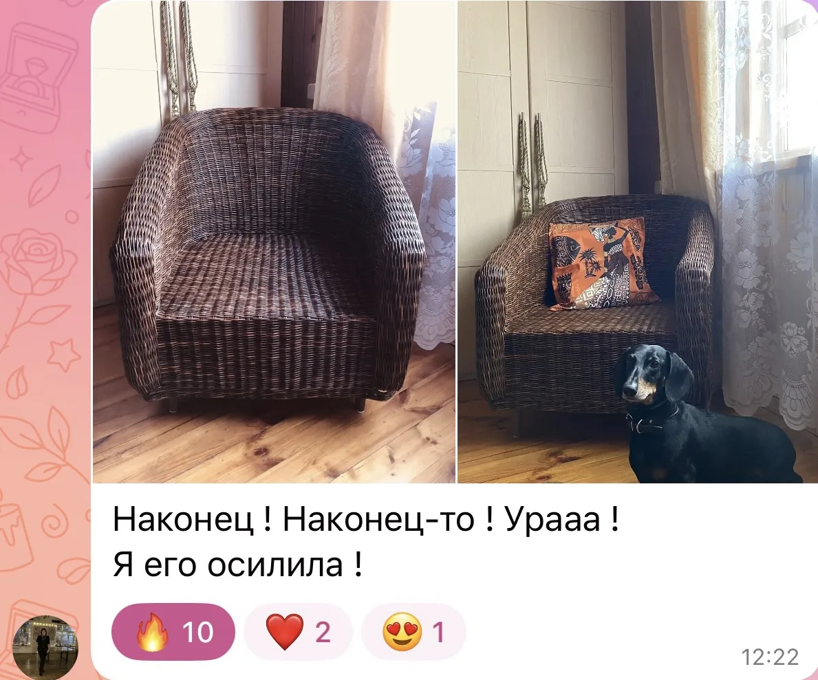 Изображение из сообщения канала