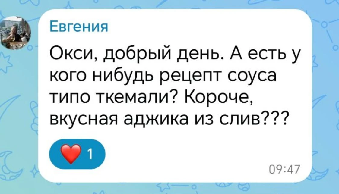 Изображение из сообщения канала