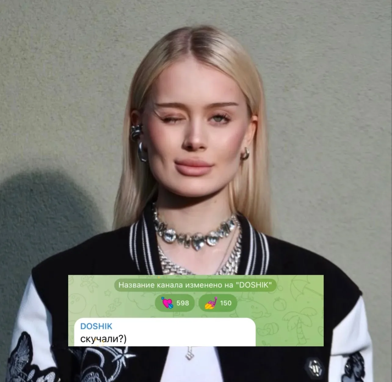 Изображение из сообщения канала