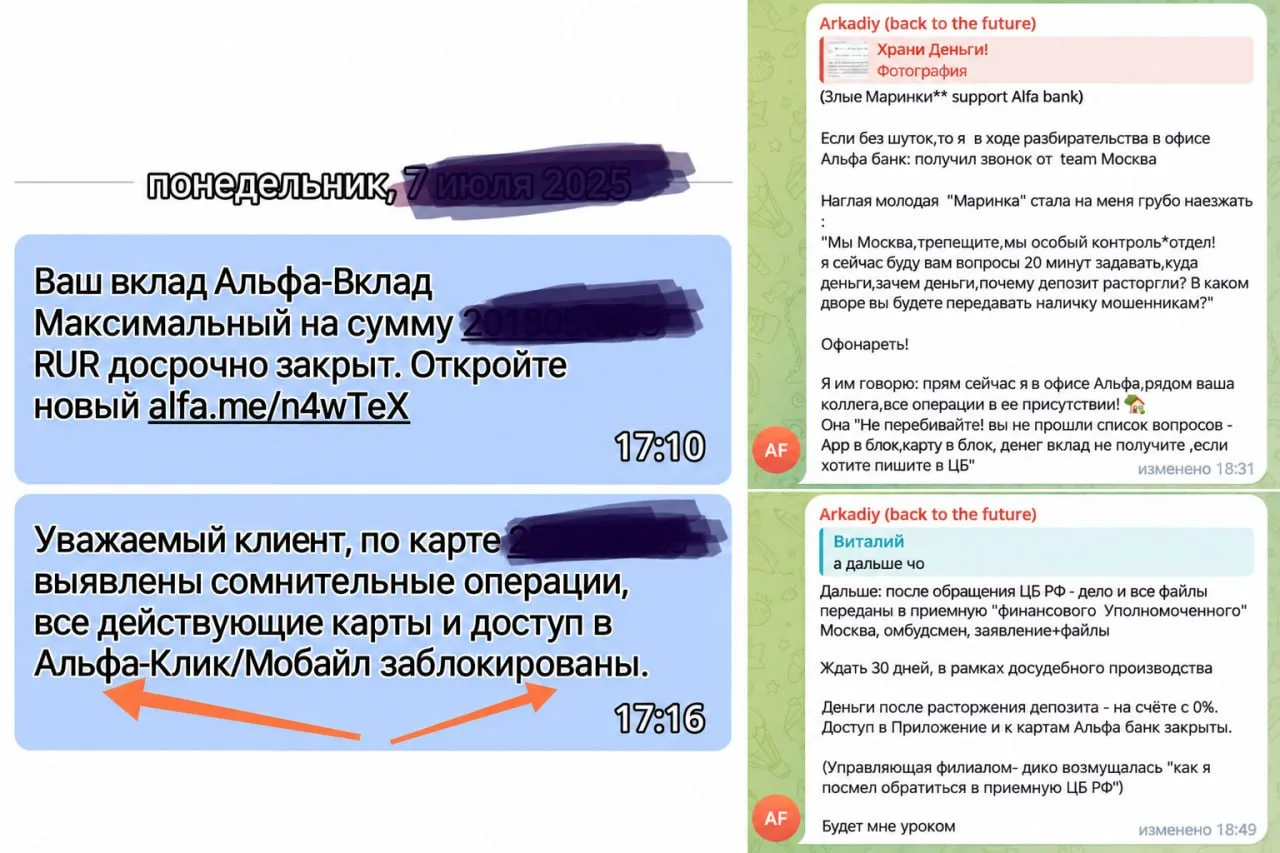 Изображение из сообщения канала