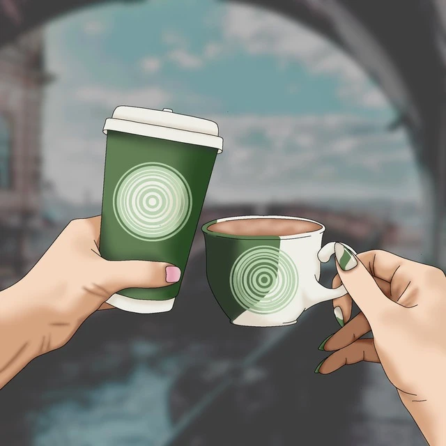 Логотип канала Кофе и Парадные